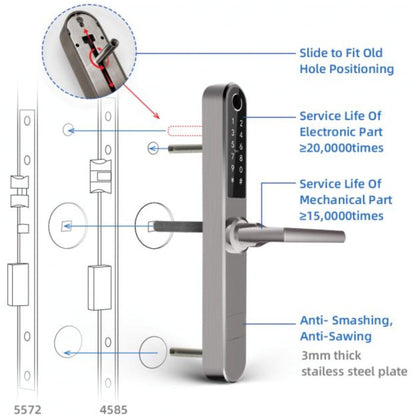 Kodlås Bg2000 Smart Lock Eu Svart