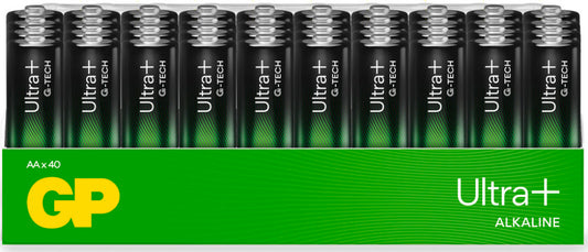 Batteri LR6 AA Ultra Plus alkaliskt 40-pack