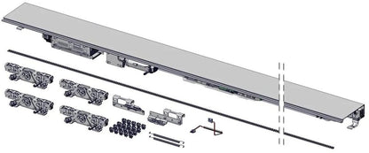Skjutdörrsautomatik SL510  2200mm komplett