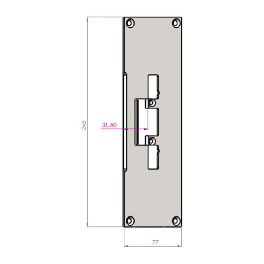 Monteringsstolpe SA34-31