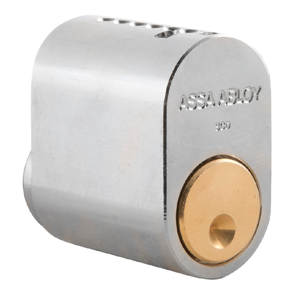 Blindcylinder 106 oval mattkrom