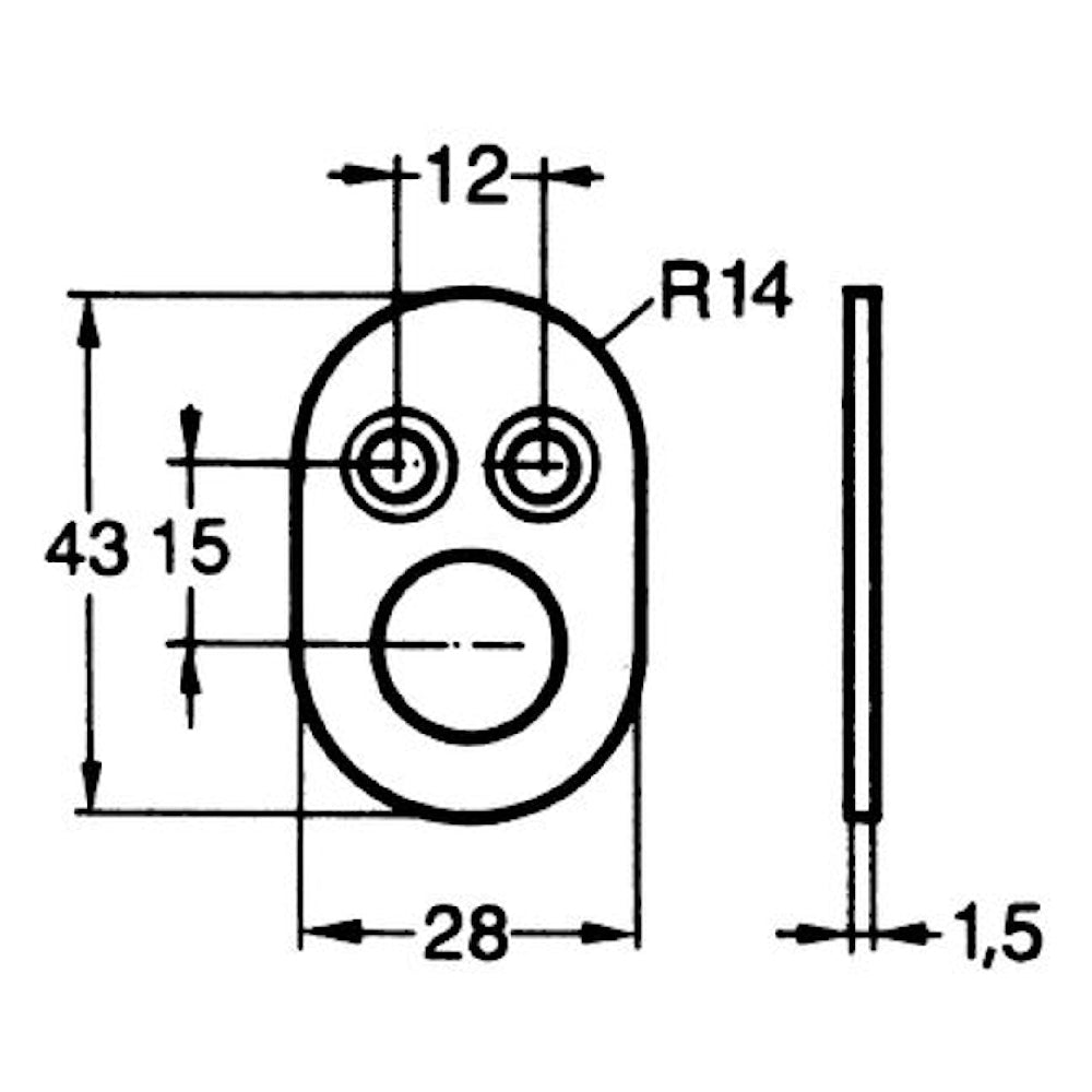 Fästbricka 4059 2st PP