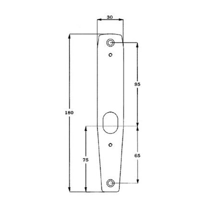 Underläggsbricka 4926 844 krom