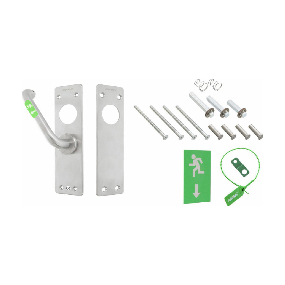 Nödutrymningsbeslag 179B rör höger rostfri