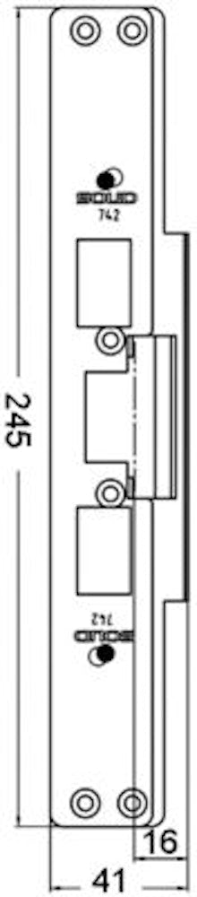 Monteringsstolpe 742