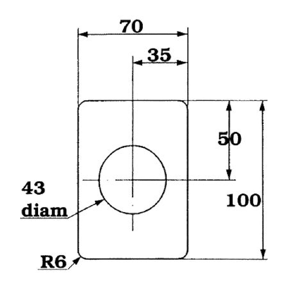 T-skylt 70x100 PO169