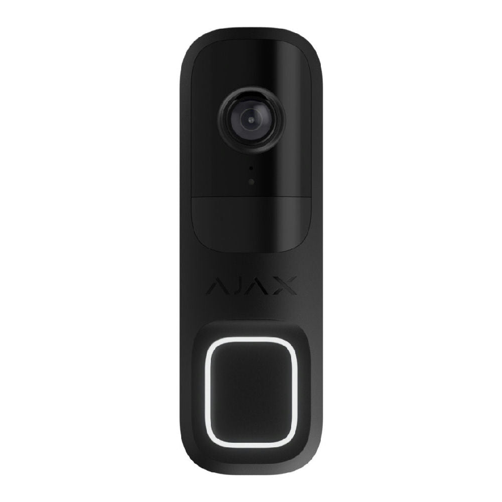 Videodörrklocka 4MP WiFi AI svart