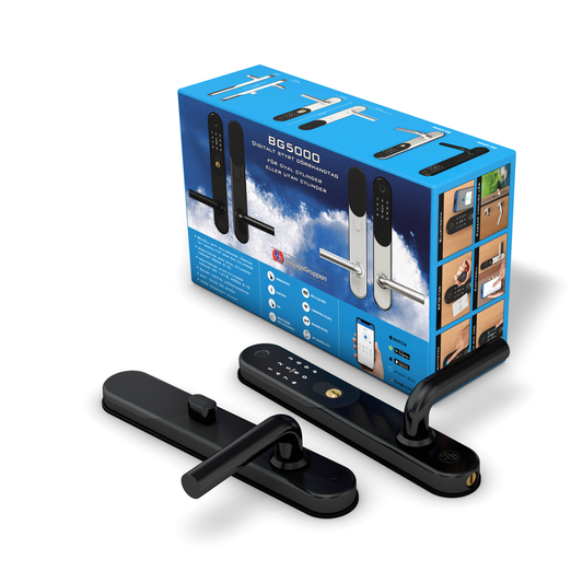 Kodlås BG5000 för ovalcylinder, svart