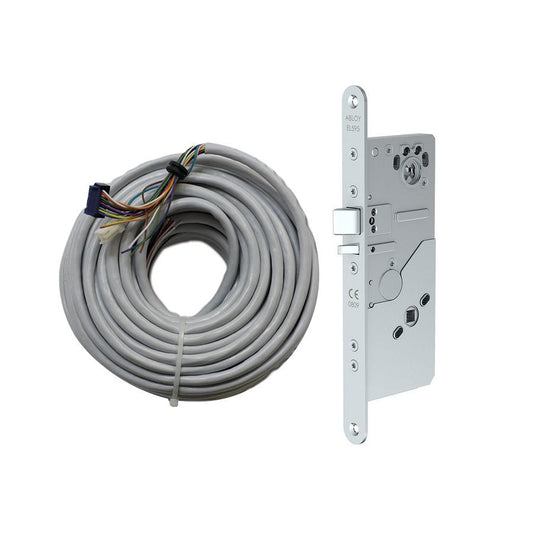 Motorlås EL595 med anslutningskabel