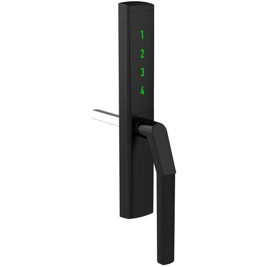 Handtag 7440R med kod 7x110 rak svart SB