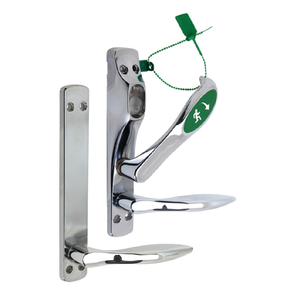 Nödutrymningsbeslag 179A S4 täcksk krom kpl