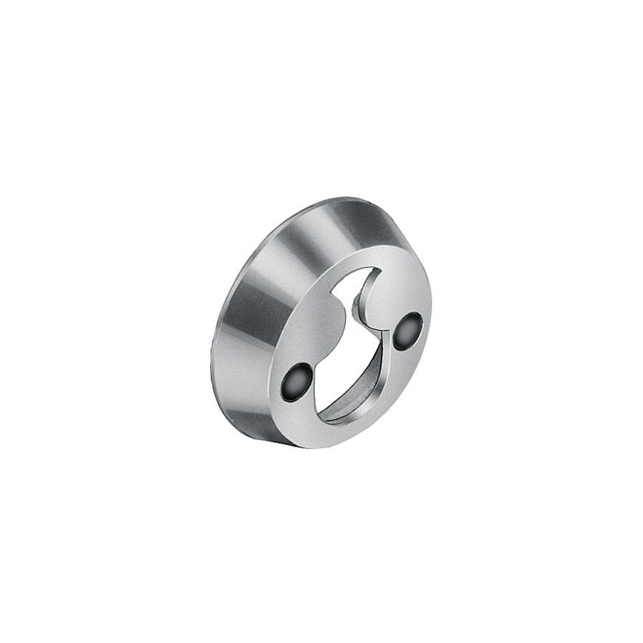 Cylinderring oval 6mm DC mattmässing