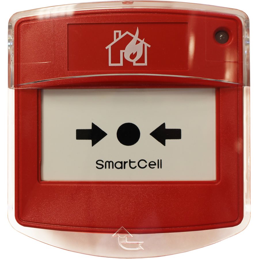 Brandlarmsknapp manuell SmartCell trådlös