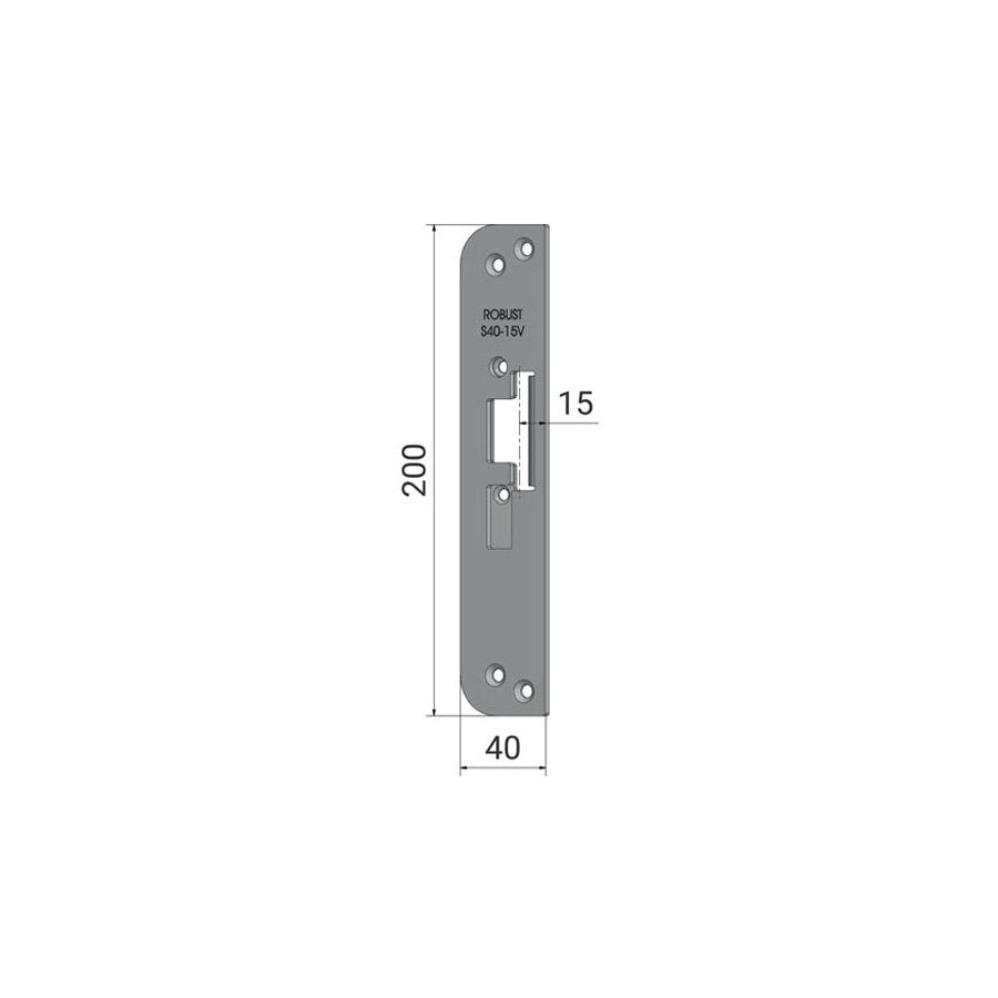 Monteringsstolpe S40-15V