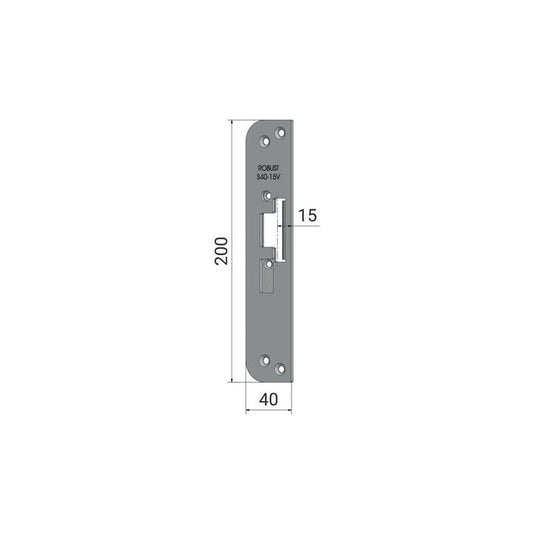 Monteringsstolpe S40-15V