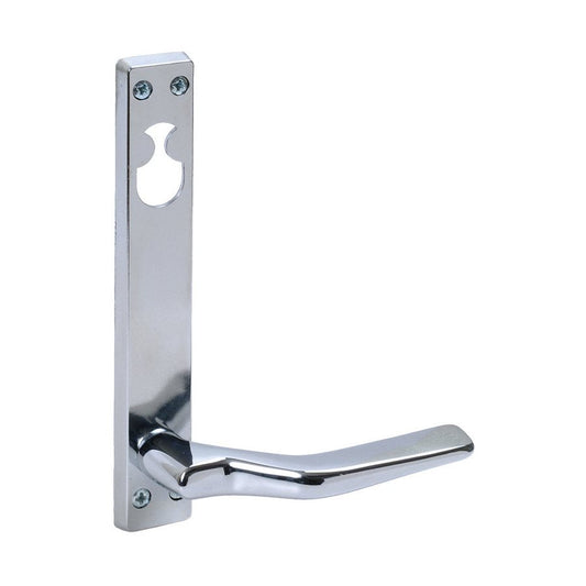 Cylinderskylt 12mm trycke insida krom