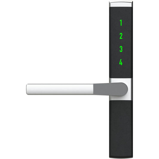 Handtag 7405V med kod 8x110mm rak vänster mattkrom SB