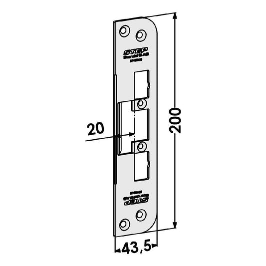 Monteringsstolpe ST4009-20 plan
