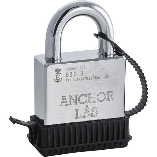 Hänglås 830-3 B28 oval WP tom