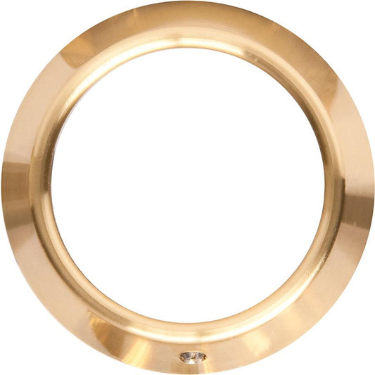 Cylinderring SCD rund 13mm mattmässing