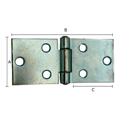 Gångjärn 115x50 2-pack (fynd)