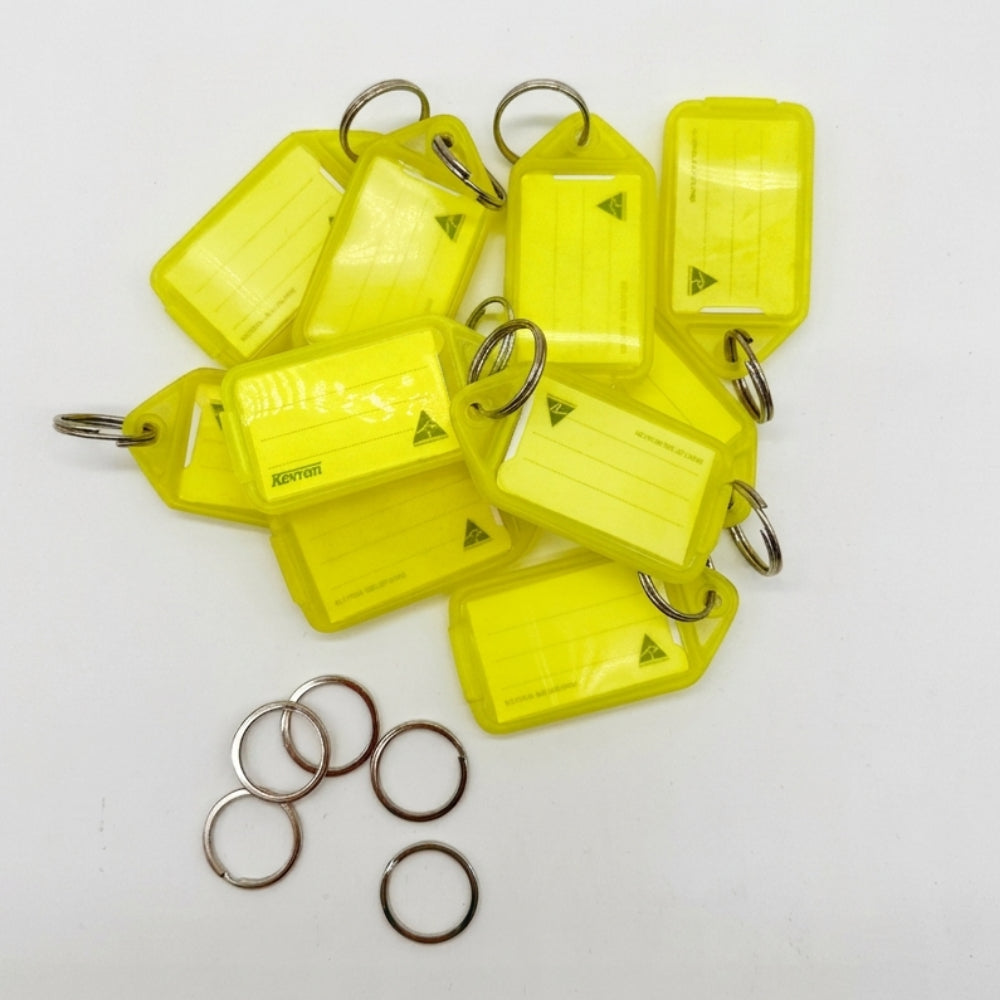 Nyckelbricka Kevron Gul 10-pack (fynd)