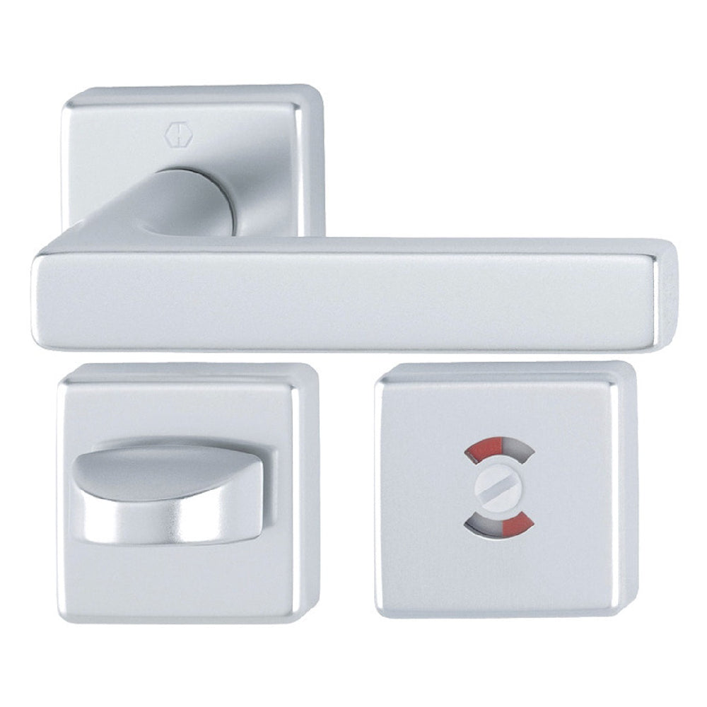 Trycke DallWc Aluminium Silver F1 Kpl