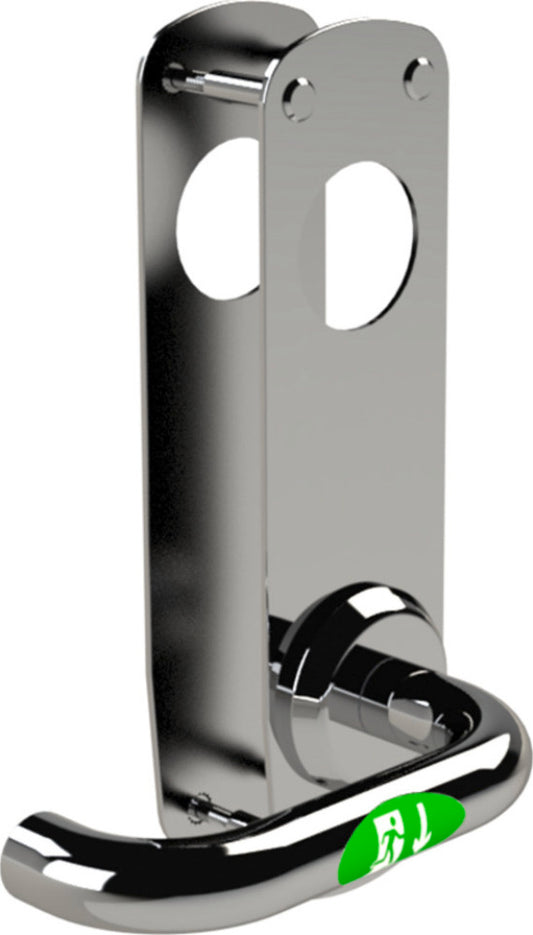 Nödutrymningsbeslag ST17904-R-2 blankt rostfritt stål höger