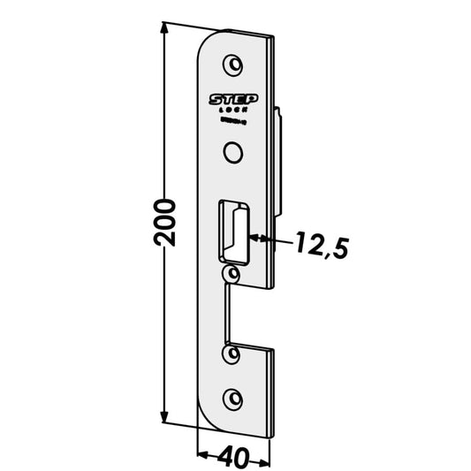 Säkerhetsslutbleck ST9013V-12