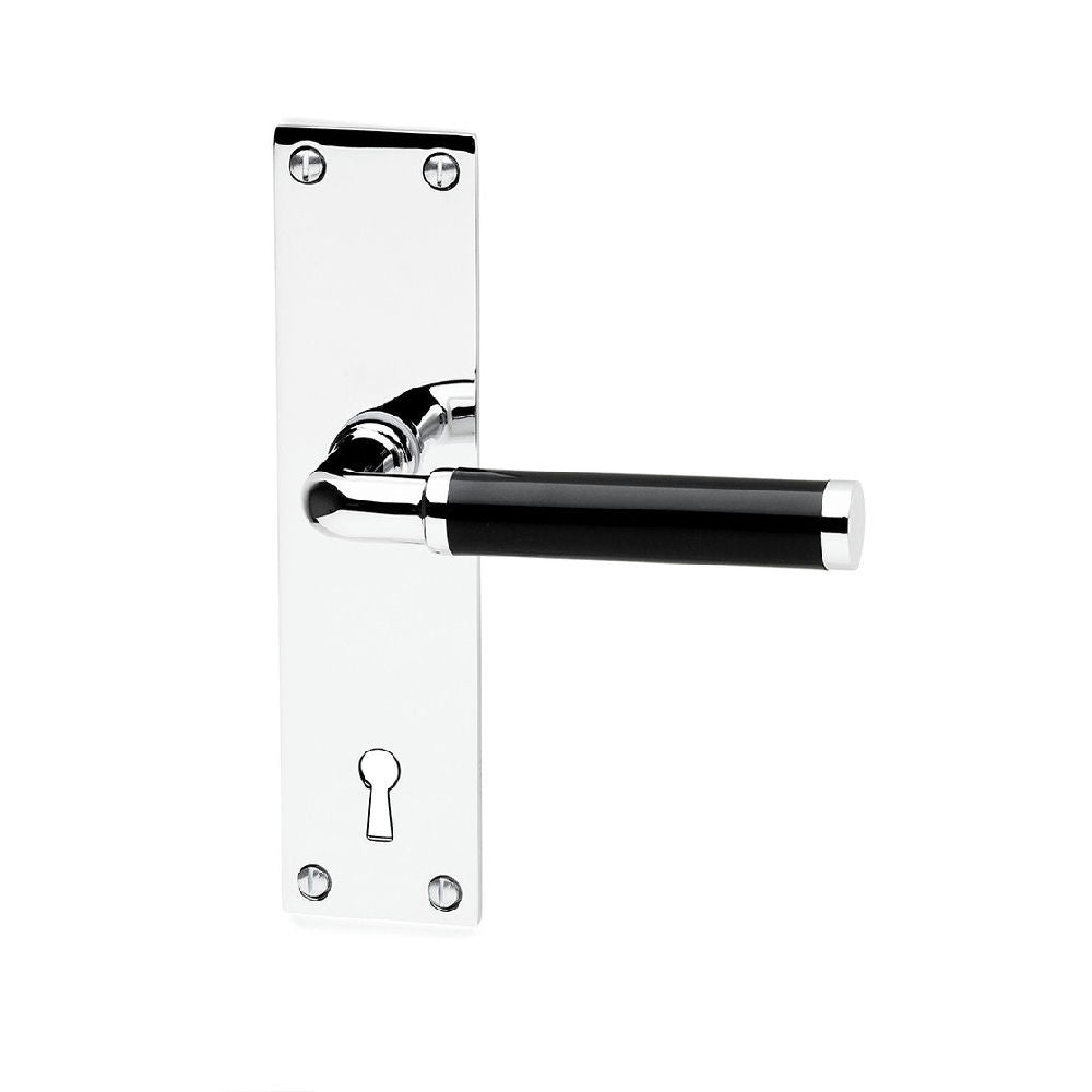 Trycke 383 inkl långskylt svart/krom SB