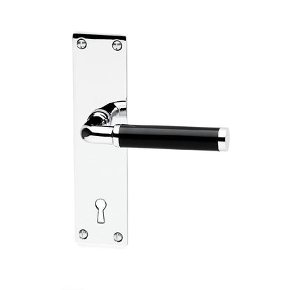 Trycke 383 inkl långskylt svart/krom SB