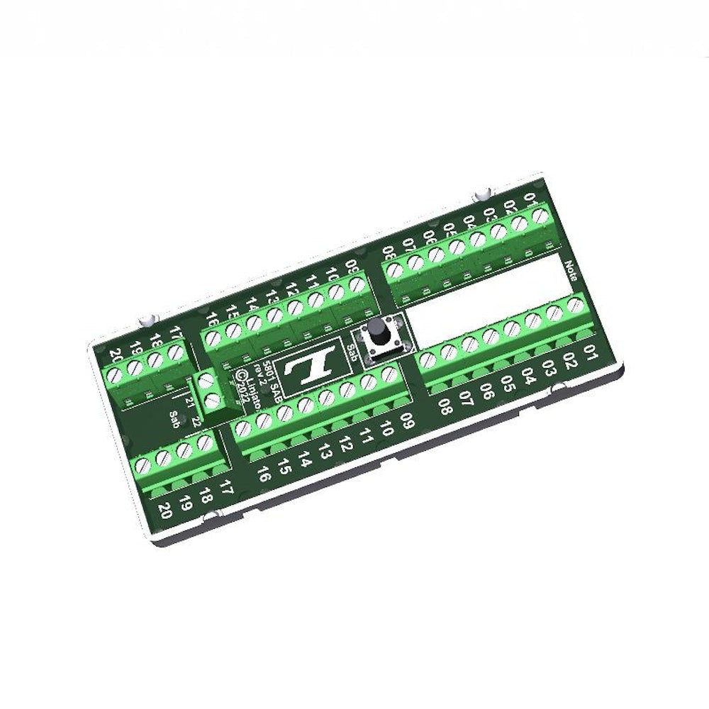 Modul L 20pol bred skruv 1mm² Sabotage