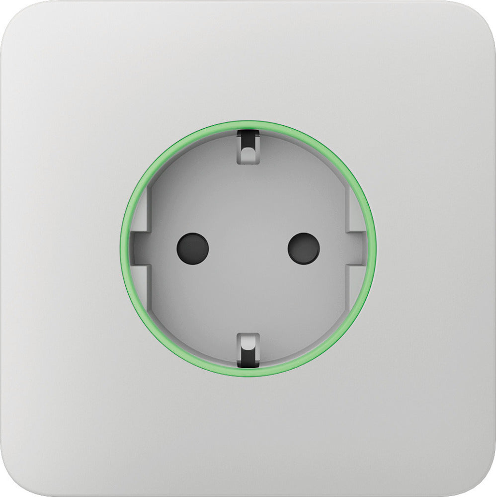Vägguttag lock enkel vit