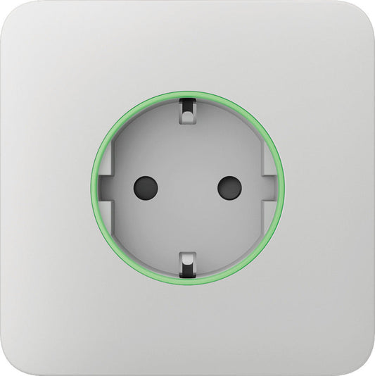 Vägguttag lock enkel vit