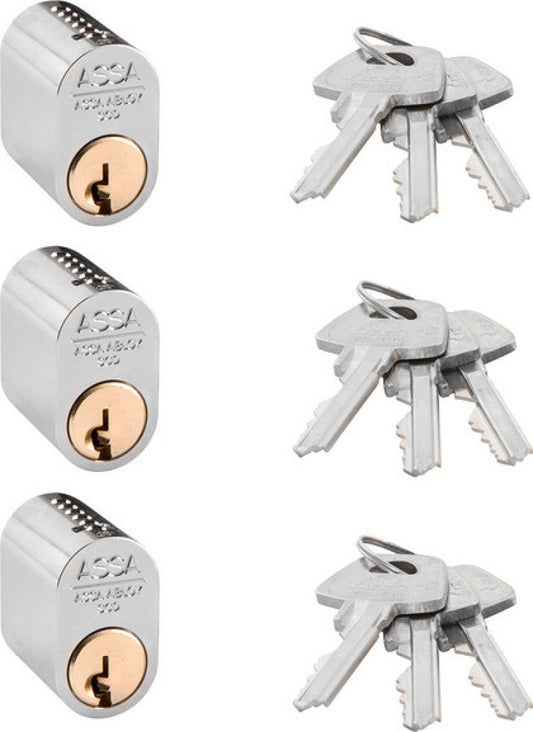 Cylinder 1301 LL3 9ny nickel