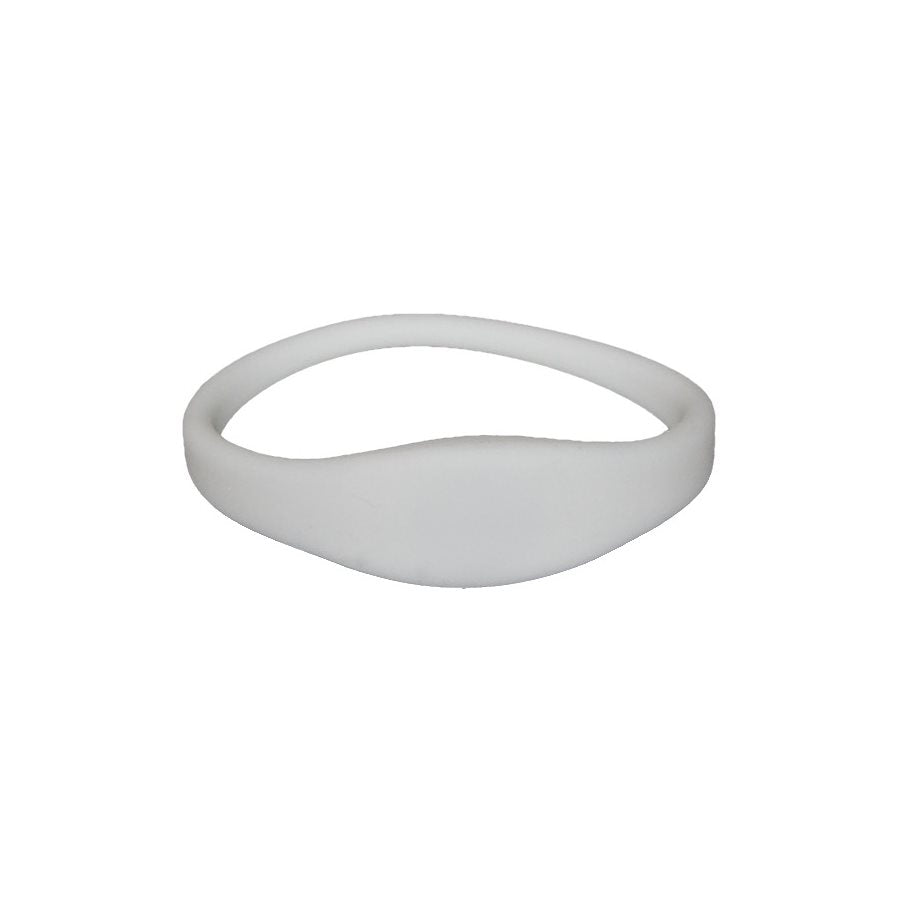 Passerarmband EM4200 60mm silikon vit