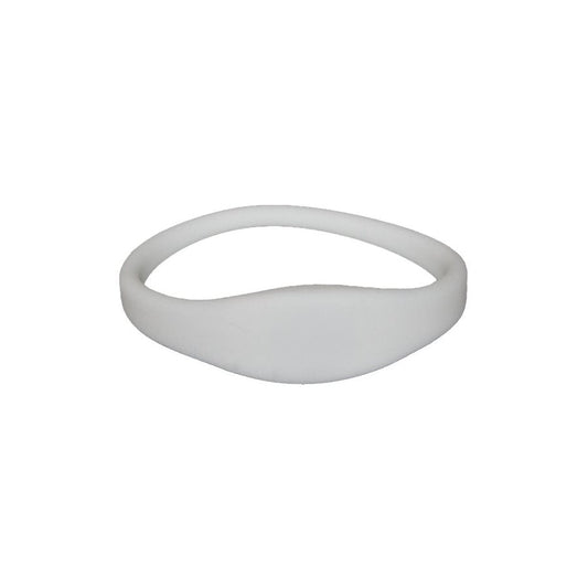 Passerarmband EM4200 60mm silikon vit