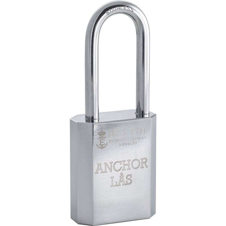 Hänglås 802-2 B60 oval tom