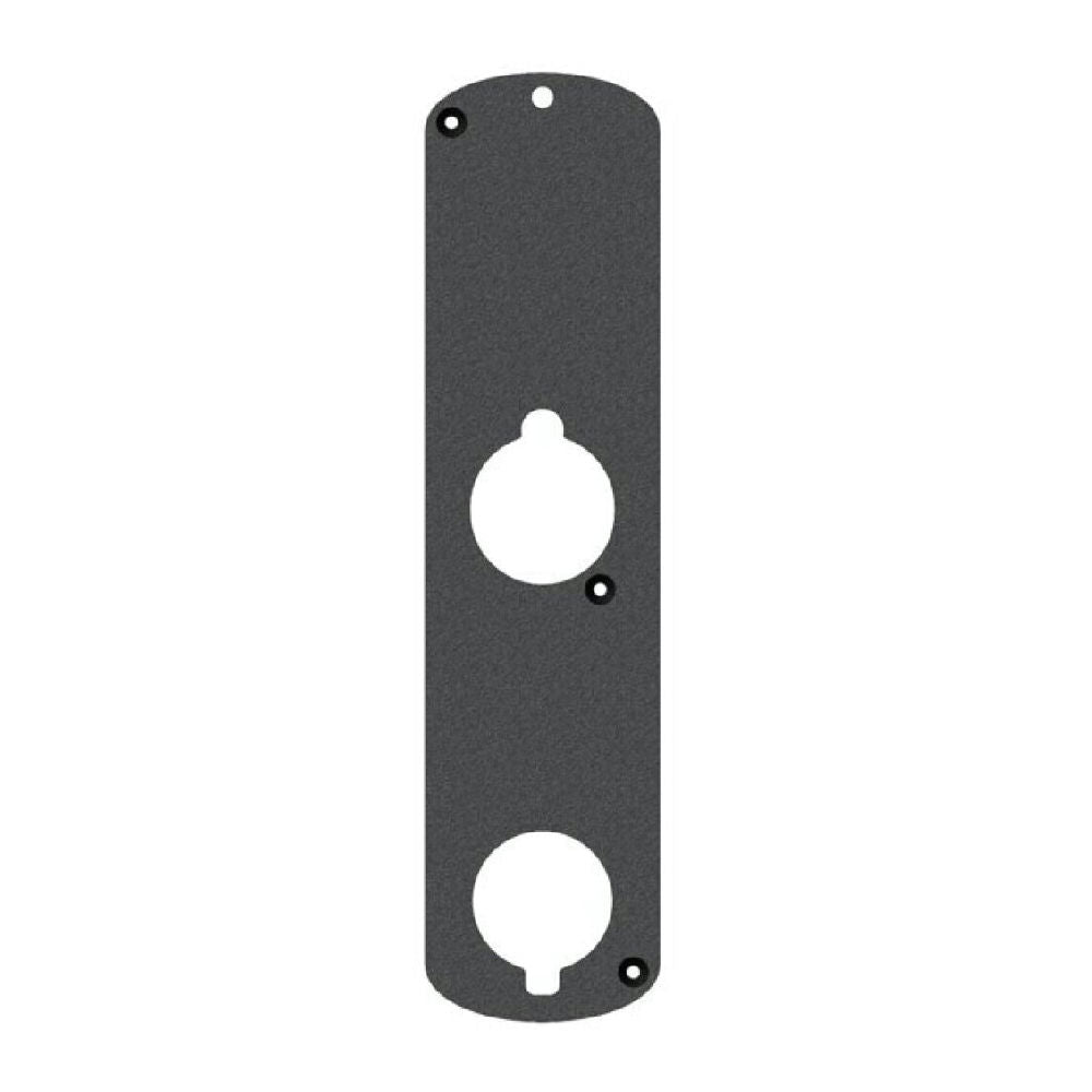 Distansplåt Nokey svart utsida lång