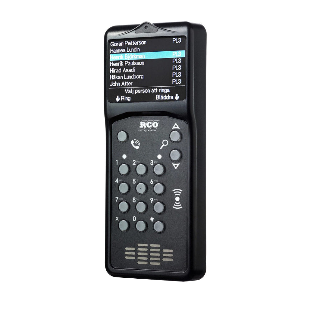 Porttelefon MIF PA-519 svart Gen2