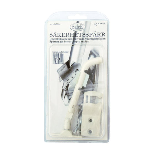 Säkerhetsspärr inåtg höger vit SB