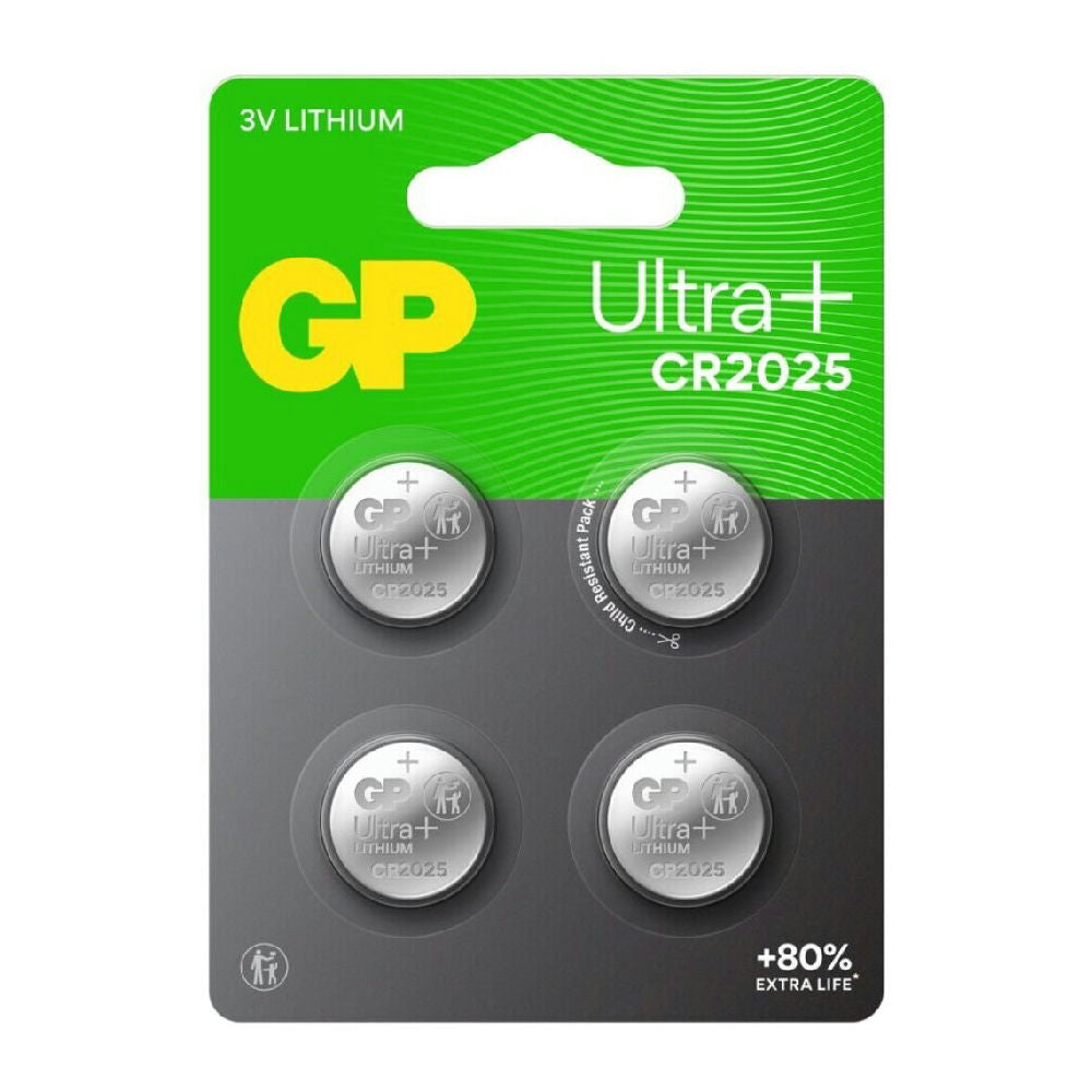 Batteri CR2025 Litium 4-pack