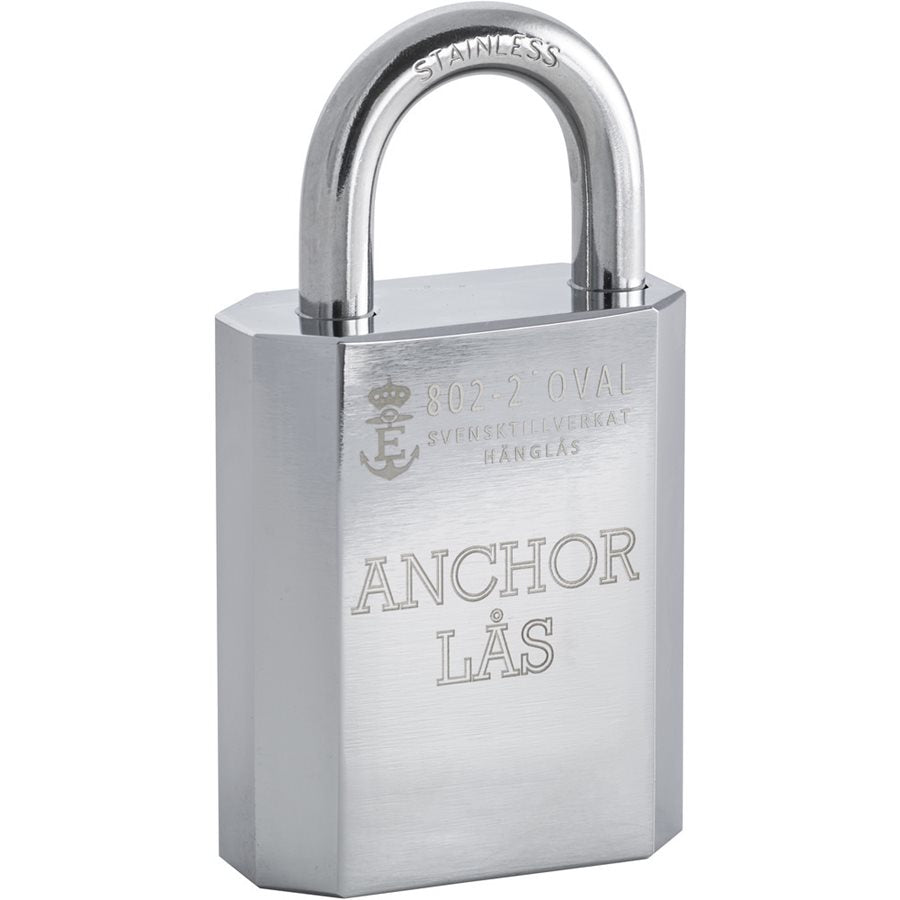 Hänglås 802-2 B25 oval självlåsande tom