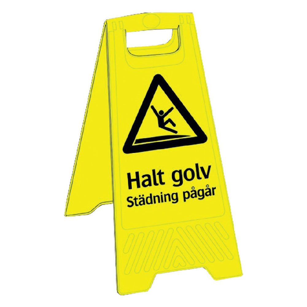 Golvskylt Städning Pågår Halt Golv
