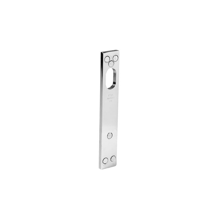Cylinderskylt 8mm SCD utsida krom