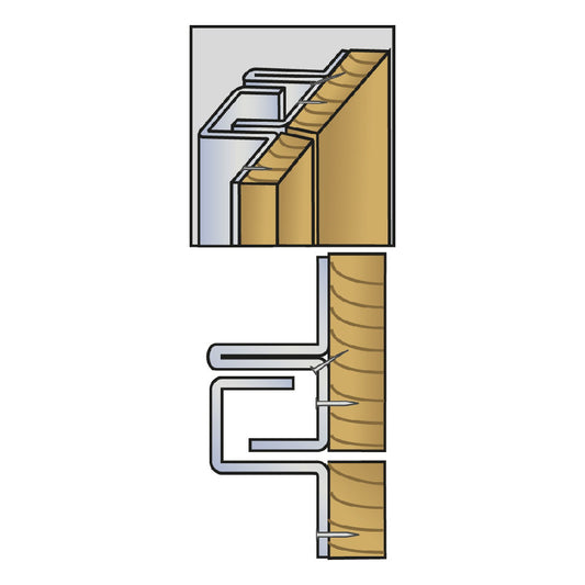 Brytskydd C-profilen UB 2115mm aluzink