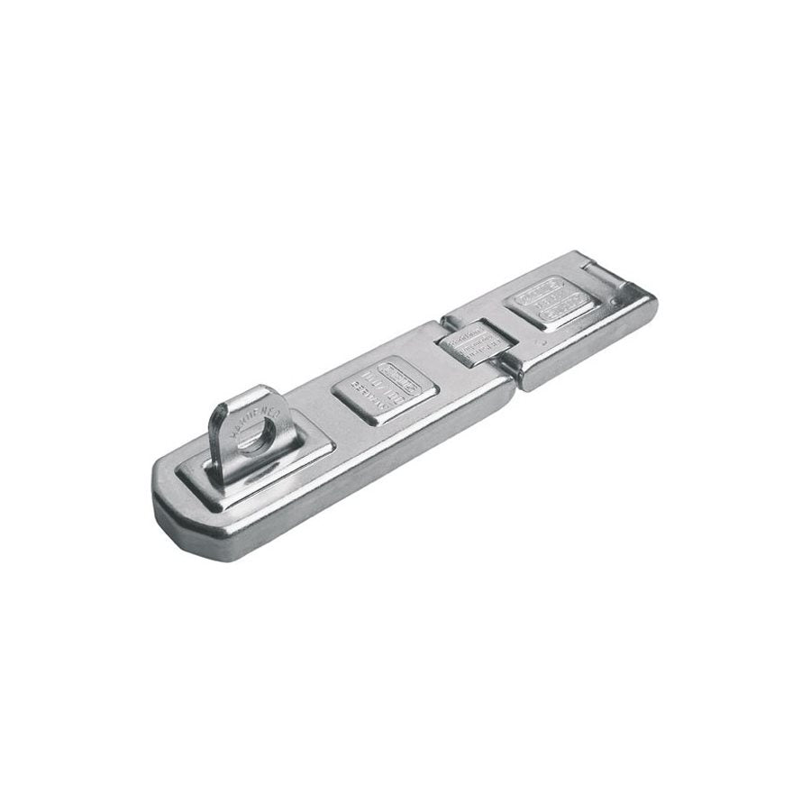 Hasp 100DG/ 80 SB, med Mekanisk låsning,Hänglås,Hänglåsbeslag, Produktinformation Abus Hasp 100DG/ 80.Ledhaspar, glansförkromade med härdad märla och dolda fästskruvar.Båda modellerna har stålhärdade länkar.Bygelhål samt längd x bredd