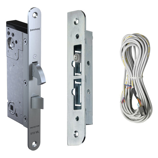 Motorlås Protector 919ML höger kpl