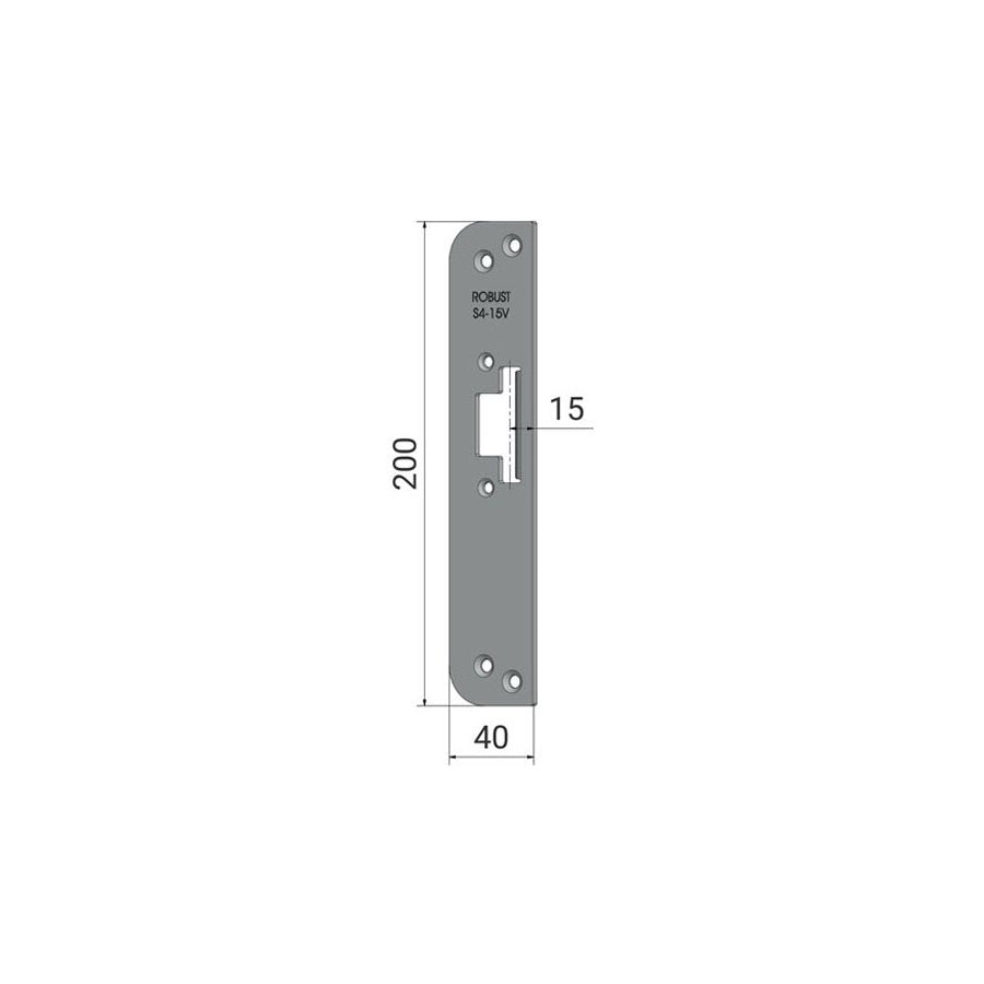 Monteringsstolpe S4-15V