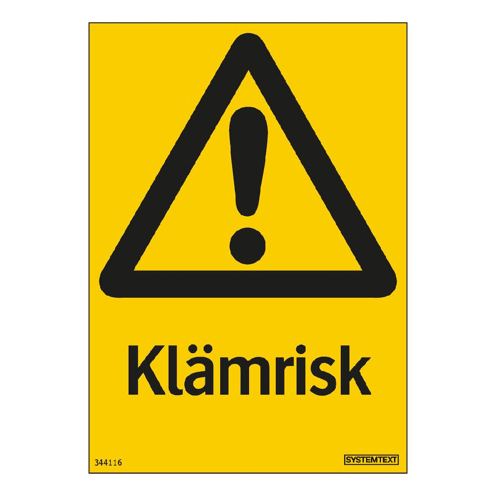 Dekal Klämrisk A6 självhäftande